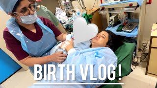 BIRTH VLOG  OUR LITTLE MIRACLE IS HERE 🧿  MY DELIVERY VLOG PART  2 [upl. by Fotzsyzrk]