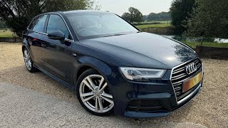 2017 AUDI A3 20 TFSI S LINE 5d 188 BHP [upl. by Deach]