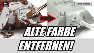 Alte Farbe von Modellen entfernen entlacken von Modellen VMS Clean Slate Farbentferner Anleitung [upl. by Eceela327]