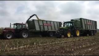 Case 1455XL  John Deere 7710 [upl. by Kcerb]