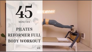 Pilates Reformer  Intermediate  Full Body Workout [upl. by Ased]