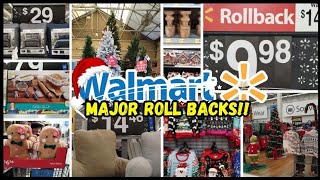 Huge Walmart Christmas Shop With Me Plus Gift TipsIdeas amp Storewide RollbacksClearance [upl. by Ahserb498]