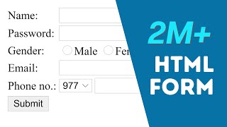 From Zero to Hero Building Your First HTML Form [upl. by Jadwiga165]