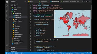 React Leaflet Tutorial using GeoJSON to Create a Map  For Beginner and Intermediate Developers [upl. by Niwhsa]