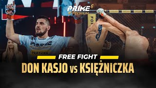 FREE FIGHT  DON KASJO vs KSIĘŻNICZKA  PRIME 6 ⚡️ [upl. by Nevaed966]