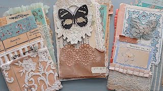 Making A Junk Journal  Tips On Creating Pages The Spine Ephemera amp More [upl. by Cass741]