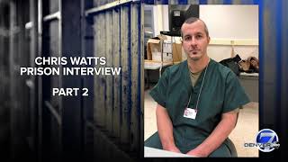 Audio Chris Watts prison interview part 2 [upl. by Ahsyt]