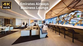 Ethihad Airways Business Lounge Exclusive Tour at Abu Dhabi Airport Terminal A 4K HDR [upl. by Ecirpac]