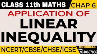 CLASS 11 Maths Linear inequalitiesCBSECHSEICSCINTRODUCTIONIN HINDI FULL EXPLANATION PART5 [upl. by Anelrac825]