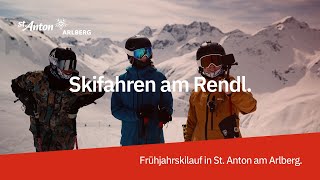 Skitag am Rendl  Frühjahrskilauf in St Anton am Arlberg [upl. by Atinrev]