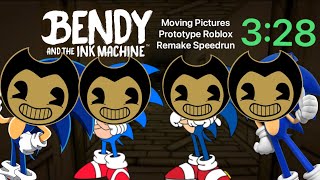 BATIM Moving Pictures Prototype Roblox Remake Speedrun 3 minutes 28 seconds [upl. by Roybn]