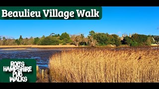 92 Robs Hampshire Pub Walks Beaulieu Village Walk with Bucklers Hard option New Forest [upl. by Aysahc]