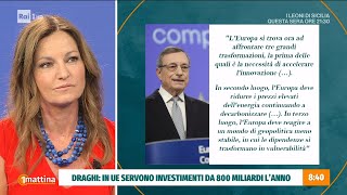 Rapporto Draghi  Unomattina 10092024 [upl. by Adnoval]