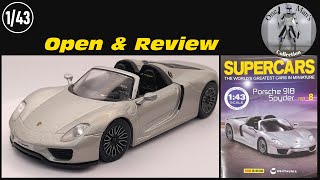 Supercars Collection 8  Porsche 918 Spyder 2013  Panini Collections [upl. by Jed]