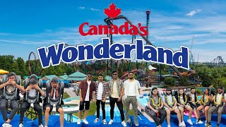 Canadas Wonderland Vlog Roller Coasters and Fun   Niagara Falls  Unplanned Niagara Trip [upl. by Ecirbaf]