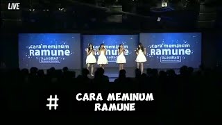 MC Cara Meminum Ramune STS Chintya jkt48 [upl. by Analise]