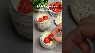 Overnight oats  Meal prepare for breakfast or snacks overnightoats healthyrecipes easyrecipe [upl. by Hoag]