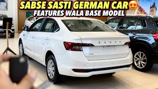 2024 Updated Skoda Slavia Base Model  New Price amp Features  Slavia 10 Active New Model [upl. by Synned]