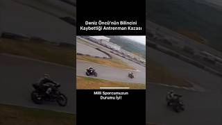 DenizÖncü Tuzla Karting Park Pistinde kötü bir kaza geçirdi kazayı yaralanmadan atlattı dö53 [upl. by Nwahser96]