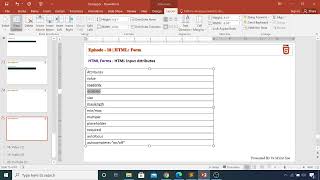 Html 68 Form  Input attrs Myanmar  မြန်မာ [upl. by Nnyliak]