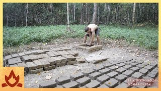 Primitive Technology Mud Bricks [upl. by Schaffel889]