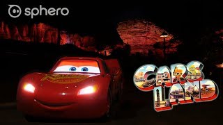 Sphero Lightning McQueen At Cars Land in Disney California Adventure Disneyland [upl. by Noel]