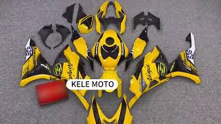 Kawasaki ZX6R 636 black and yellow print kawasaki ZX6R motogp gp tiktok [upl. by Llerad760]