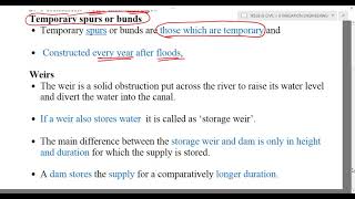 CANAL HEADWORKS ITS FUNCTIONS AND TYPES DIVERSION HEADWORKS IRRIGATION ENGINEERING PART 13 [upl. by Lavena44]