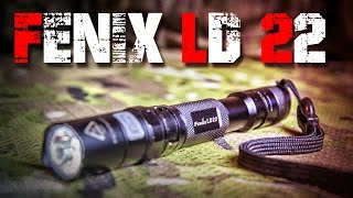 Fenix LD22 LED Taschenlampe Review Test EDC DeutschGerman [upl. by Sparky]