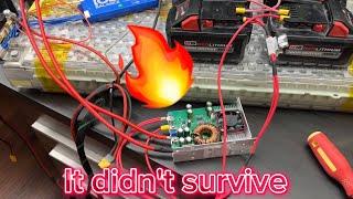 This 1000 Watt Voltage Converter Blew Up in the first 5 minutes SHPWS33 1kw DCDC 50A Review [upl. by Nathalia]