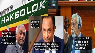 Mari Alkatiri ho Arsenio Bano Fasi Liman ba RO Haksolok husu Xanana mak tenki hadia [upl. by Nerine89]