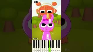 Put Your Finger Here Incredibox Sprunki fash  Piano Tutorial [upl. by Ameer]