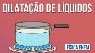 DILATAÇÃO DE LÍQUIDOS  Resumo de Física para o Enem [upl. by Nitneuq]