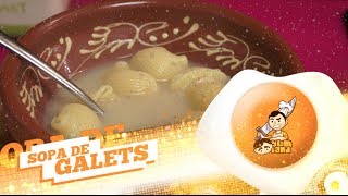 Receta 134  Sopa de Galets Especial Navidad [upl. by Calvin]