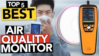 ✅ TOP 5 Best Air Quality Monitor 2024  Home Buyers Guide [upl. by Bathesda]