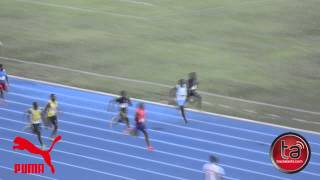 Yohan Blake edges Delano Williams in 200m [upl. by Zerep]