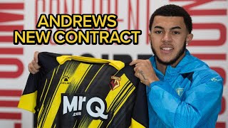 Ryan Andrews Signs New Contract Watfords Recruitment and Leicester Away [upl. by Reivazx885]