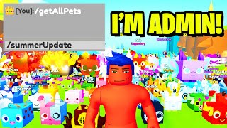 Pet Simulator X BUT I Have ADMIN [upl. by Ardnak]