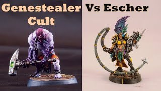 Necromunda Escher vs Genestealer Cult Xenos in the Dark [upl. by Esme]