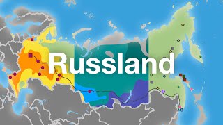 Russland  Überblick in Karten [upl. by Giana]