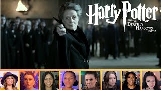 MASHUP REACTION to MINERVA MCGONAGALL VS SNAPE  Harry Potter and the Deathly Hallows Pt 2 2011 [upl. by Sirhc]