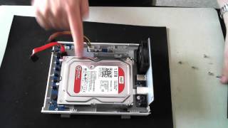 QNAP TS212P Installation amp Hard Drive Setup [upl. by Caundra]