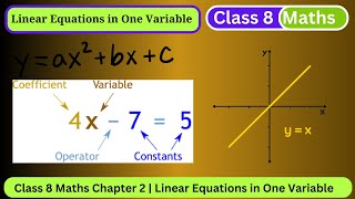 Class 8 Maths Chapter 2  Linear Equations in One Variable [upl. by Garner]