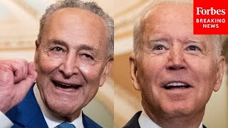 Chuck Schumer Praises The Economy Under President Biden Contrasts The GOP Plan [upl. by Nidroj]