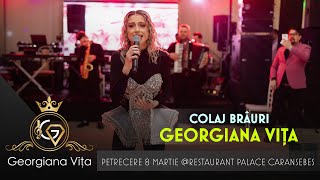 Georgiana Vița ❌ Formatia Timisul  Colaj Brauri LIVE 🎷 Petrecere 8 martie 2024 💃 [upl. by Eivets]