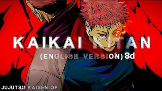 Kaikai Kitan English Cover「Jujutsu Kaisen OP 1」【Will Stetson】８ｄ [upl. by Juback]