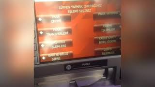 Ziraat Bankası ATM sinden nasıl para çekilir [upl. by Ainatit]