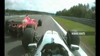 Häkkinen overtaking Schumacher [upl. by Rubia581]