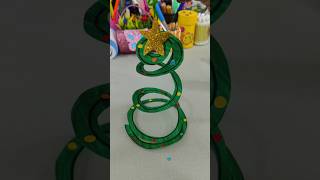 amazing Christmas tree 🎄 paper craft idea for kidsEasiest paper craft shortfeedkidscrafthandmade [upl. by Haraf950]