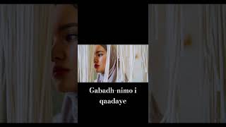 Gabadhnimo i qaadaye Caashaqan ku magan galay Gacalow bal maaree no music [upl. by Alesig]